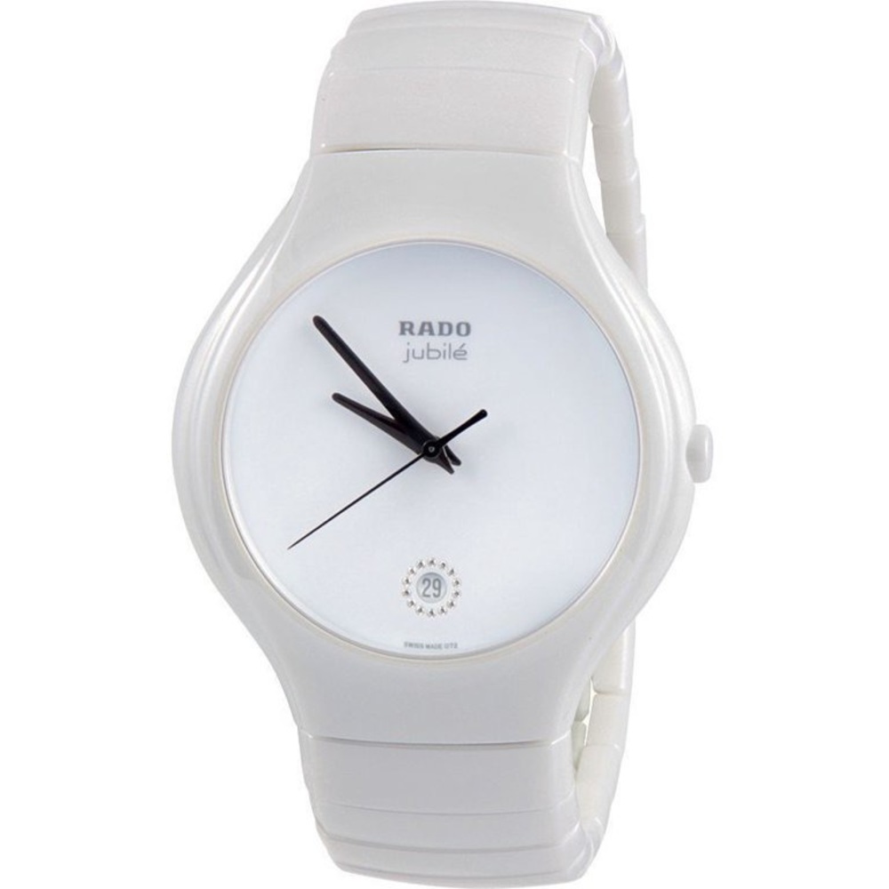 Rado Men's True Jubile White
Ceramic Bracelet Watch